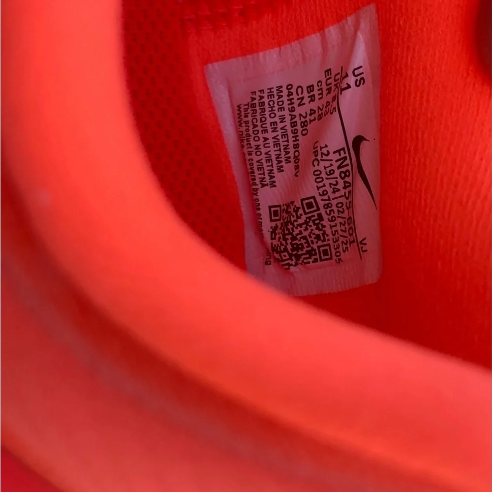 HOT NWOT Nike Zoom Fly 6 Running Shoes Crimson/Bright Volt Wmns Sz 11 Great Gift - Picture 5 of 6